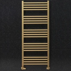 Crosswater MPRO Brushed Brass Heated Towel Rail