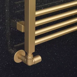 Crosswater MPRO Brushed Brass Heated Towel Rail