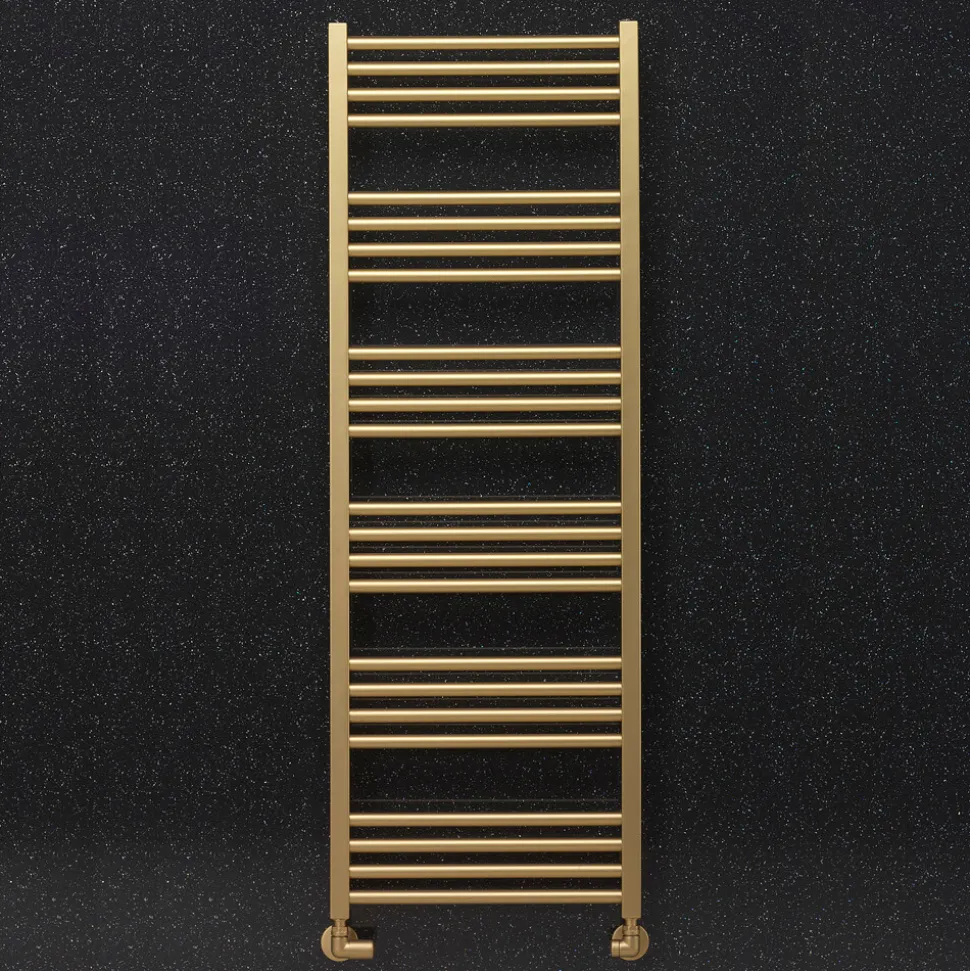 Crosswater MPRO Brushed Brass Heated Towel Rail