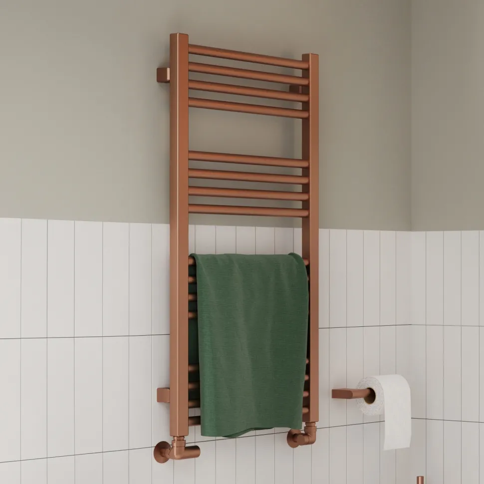 Crosswater MPRO Brushed Bronze Heated Towel Rail