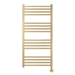 Crosswater MPRO Electric Brushed Brass Heated Towel Rail