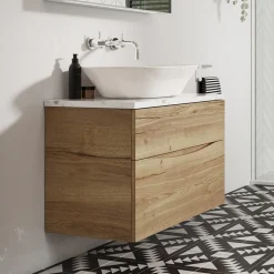 Crosswater MPRO 3 Hole Wall Mounted Basin Mixer Tap