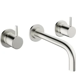 Crosswater MPRO 3 Hole Wall Mounted Basin Mixer Tap
