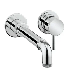 Crosswater MPRO Industrial 2 Hole Wall Mounted Basin Mixer Tap