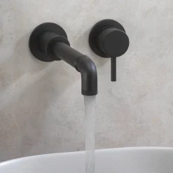 Crosswater MPRO Industrial 2 Hole Wall Mounted Basin Mixer Tap