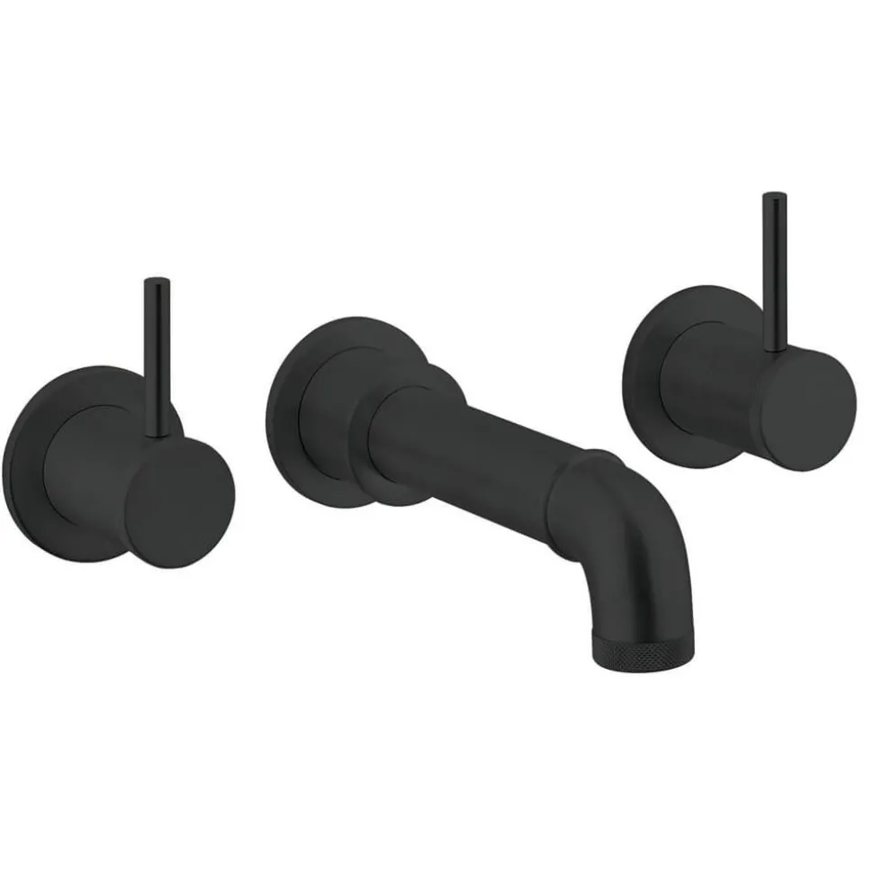 Crosswater MPRO Industrial 3 Hole Wall Mounted Bath Spout Tap