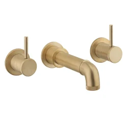 Crosswater MPRO Industrial 3 Hole Wall Mounted Bath Spout Tap