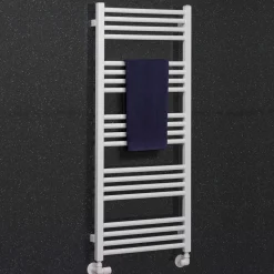 Crosswater MPRO Matt White Heated Towel Rail