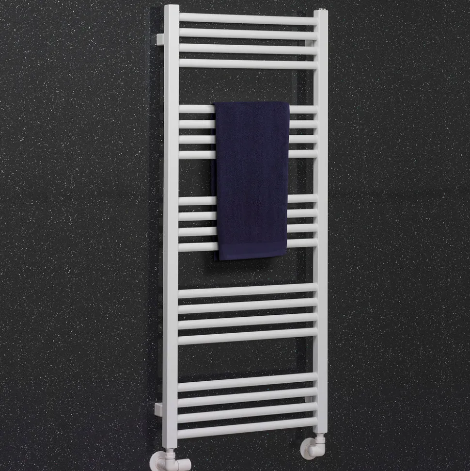 Crosswater MPRO Matt White Heated Towel Rail