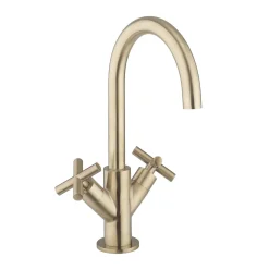 Crosswater MPRO Mono Basin Mixer Tap with Crosshead Handles