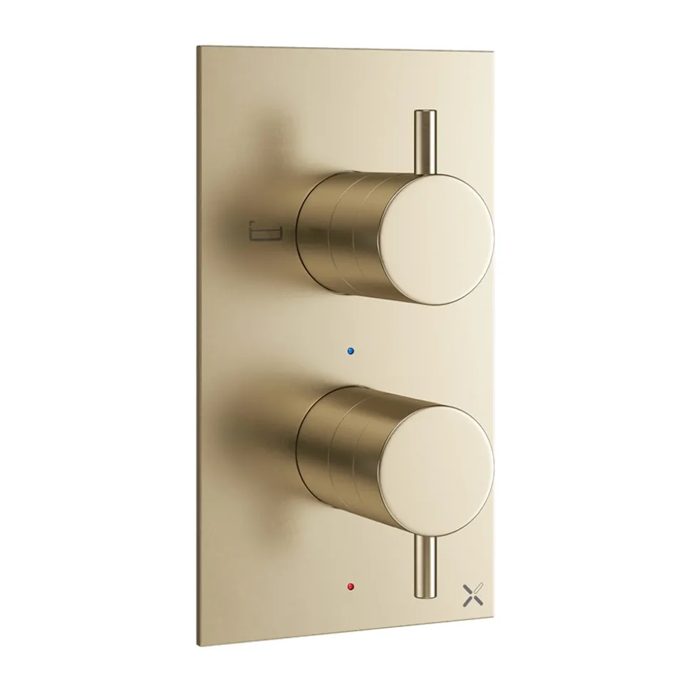 Crosswater MPRO 2 Outlet Concealed Thermostatic Shower Valve