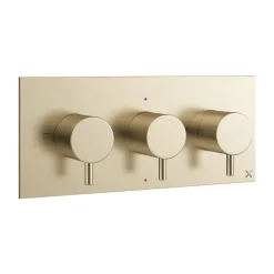 Crosswater MPRO 2 Outlet Concealed Thermostatic Shower Valve (3 Handles)