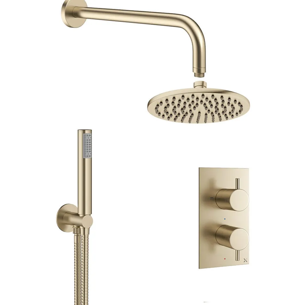 Crosswater MPRO 2 Outlet 2 Handle Shower Bundle