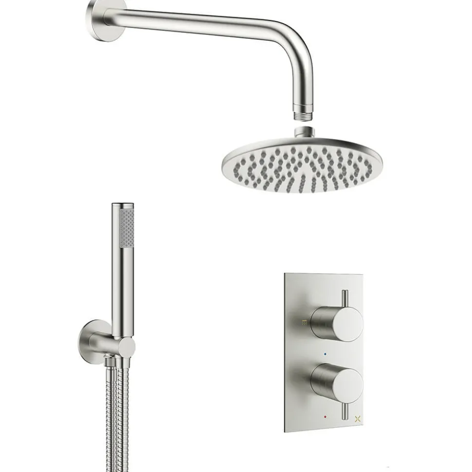 Crosswater MPRO 2 Outlet 2 Handle Shower Bundle