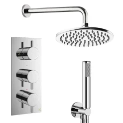 Crosswater MPRO 2 Outlet 3 Handle Shower Bundle