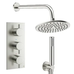 Crosswater MPRO 2 Outlet 3 Handle Shower Bundle
