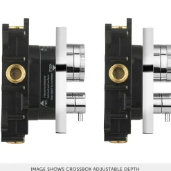 Crosswater MPRO Push 3 Outlet Concealed Valve with Crossbox Technology