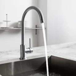 Crosswater MPRO Single Lever Mono Kitchen Mixer Tap - Brushed Stainless Steel