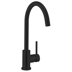 Crosswater MPRO Single Lever Mono Kitchen Mixer Tap - Matt Black