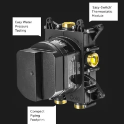 Crosswater MPRO Thermostatic 2 Outlet Shower Valve - Crossbox Technology