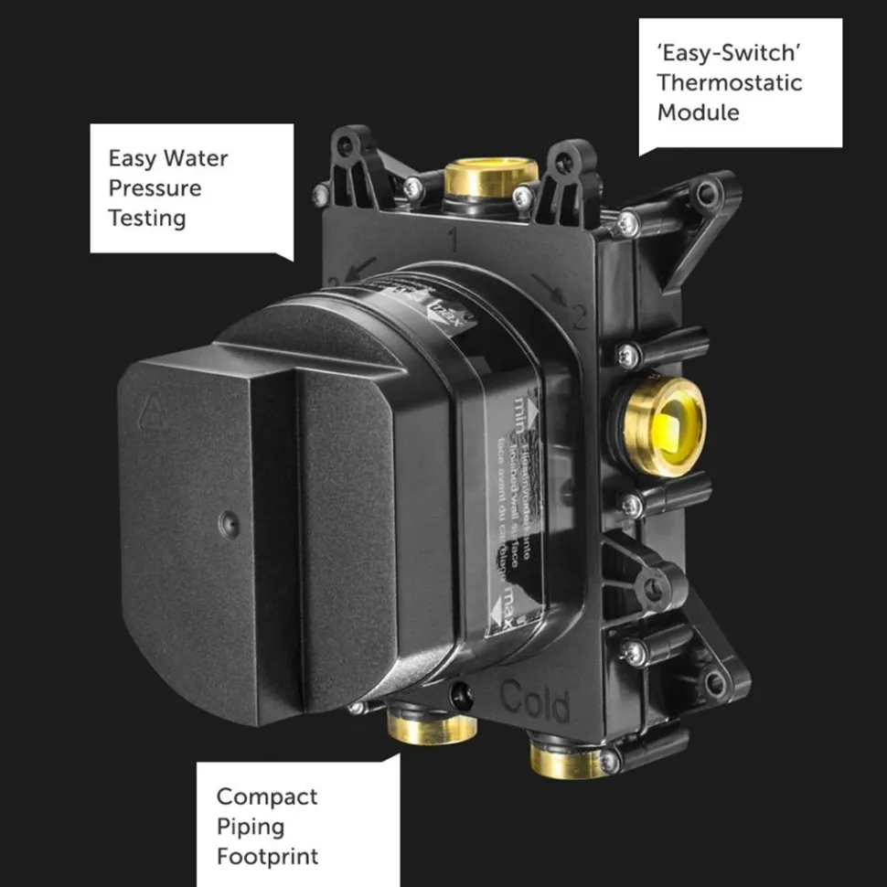 Crosswater MPRO Thermostatic 2 Outlet Shower Valve - Crossbox Technology