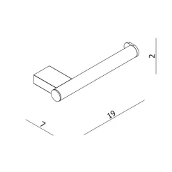 Crosswater MPRO Toilet Roll Holder