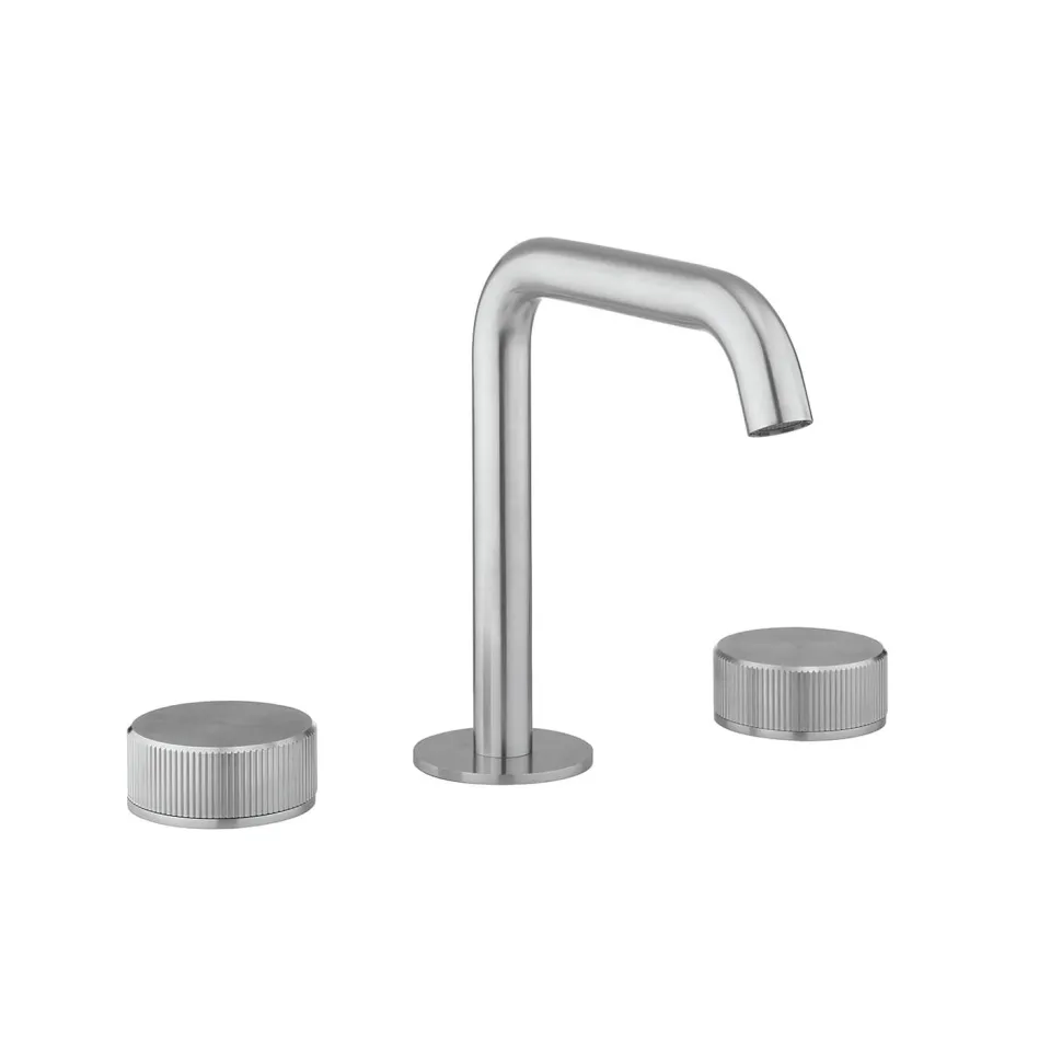 Crosswater 3ONE6 Stainless Steel 3 Hole Basin Mixer Tap