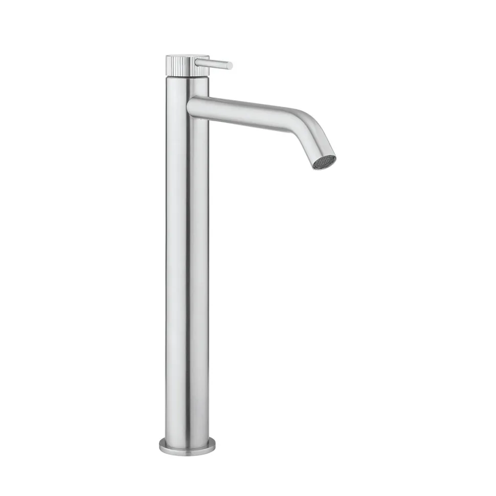 Crosswater 3ONE6 Stainless Steel Tall Mono Basin Mixer Tap