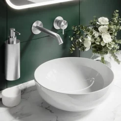 Crosswater 3ONE6 Stainless Steel Wall Mounted Soap Dispenser