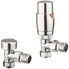 Crosswater Pier Thermostatic Angled Radiator Valves