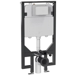 Crosswater Slim Support Frame with Dual Flush Concealed Cistern & Installation Kit