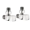 Crosswater Square Angled Radiator Valves