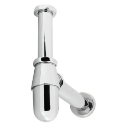 Crosswater Standard Bottle Trap with 400mm Pipe - Chrome