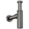 Crosswater Union Bottle Trap - Brushed Black Chrome