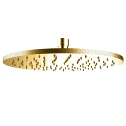 Crosswater Union 250mm Fixed Shower Head - Brushed Brass