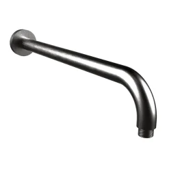 Crosswater Union 400mm Wall Mounted Shower Arm - Brushed Black Chrome