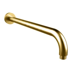 Crosswater Union 400mm Wall Mounted Shower Arm - Brushed Brass