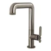 Crosswater Union Tall Basin Mixer Tap - Brushed Black Chrome
