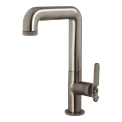 Crosswater Union Tall Basin Mixer Tap - Brushed Black Chrome