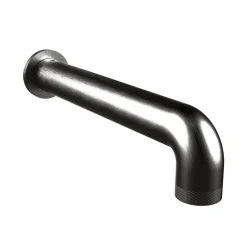 Crosswater Union Wall Mounted Bath Spout - Brushed Black Chrome