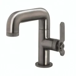 Crosswater Union WRAS Approved Mono Basin Mixer Tap - Brushed Black Chrome