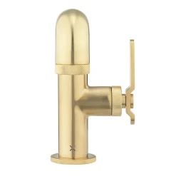 Crosswater Union WRAS Approved Mono Basin Mixer Tap - Brushed Brass