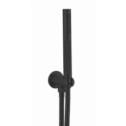 Crosswater Union WRAS Approved Shower Handset with Wall Outlet and Hose - Matt Black