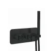 Crosswater Union WRAS Approved 2 Outlet Concealed Thermostatic Bath Shower Valve with Wheels & Shower Handset - Matt Black