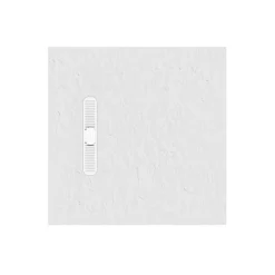 Crosswater Vito 25mm Dolomite Stone Resin Textured Square 900 x 900mm Shower Tray with Linear Waste Cover