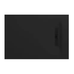 Crosswater Vito 25mm Dolomite Stone Resin Rectangular Shower Tray with Linear Waste Position