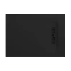 Crosswater Vito 25mm Dolomite Stone Resin Rectangular Shower Tray with Linear Waste Position