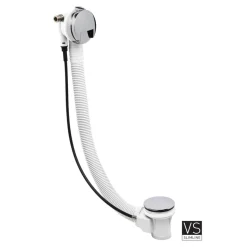 Crosswater VS Slimline Bath Filler with Pop-Up Waste