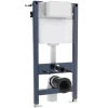 Crosswater Wall Hung 980mm Height Support Frame with Dual Flush Cistern