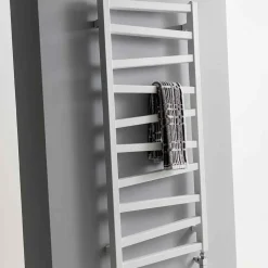 Crosswater Wedge Soft White Matte Designer Towel Radiator - 1096mm x 500mm | 1385 BTU